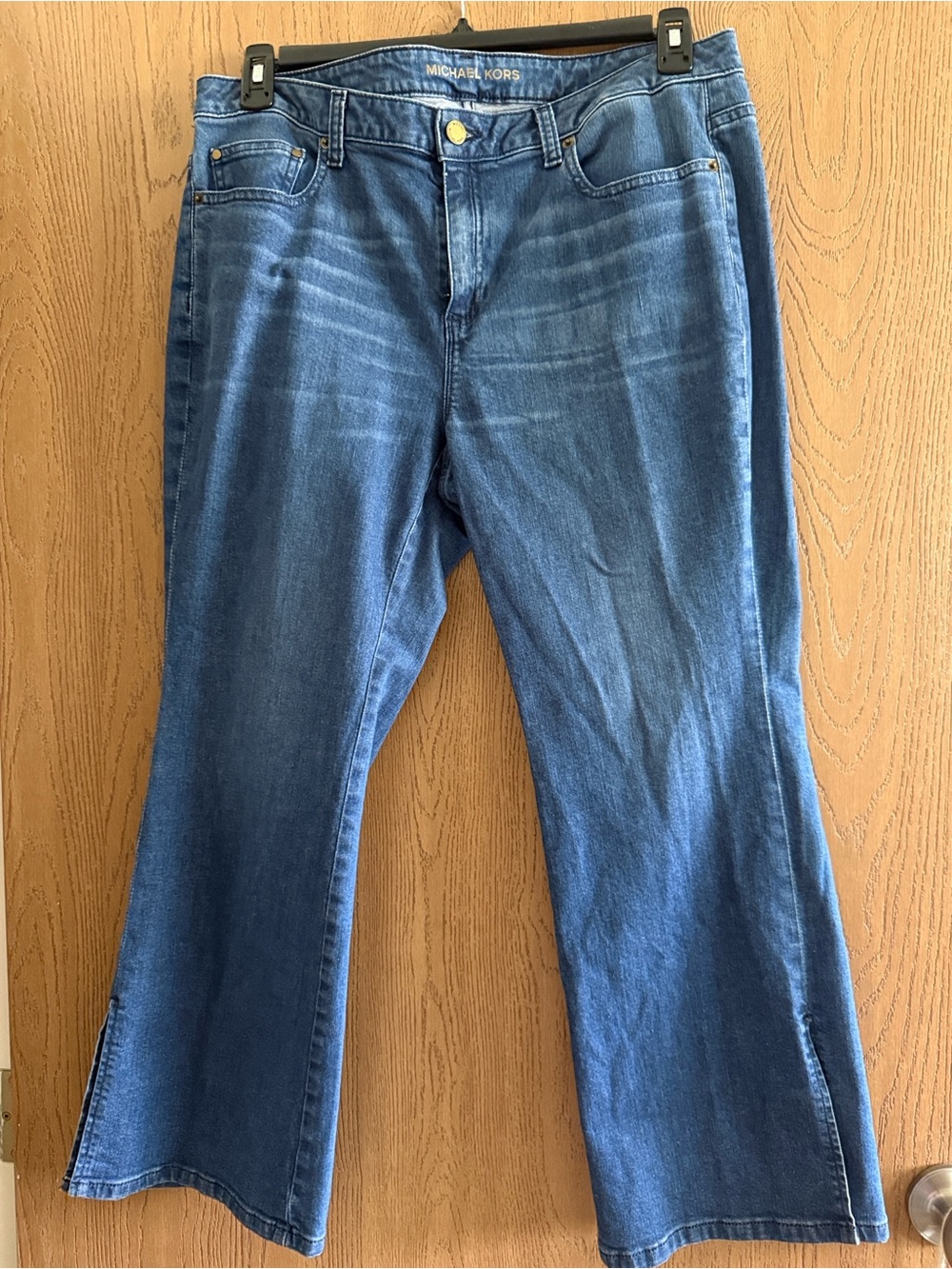 Michael Kors Mid-Blue Flare Jeans
